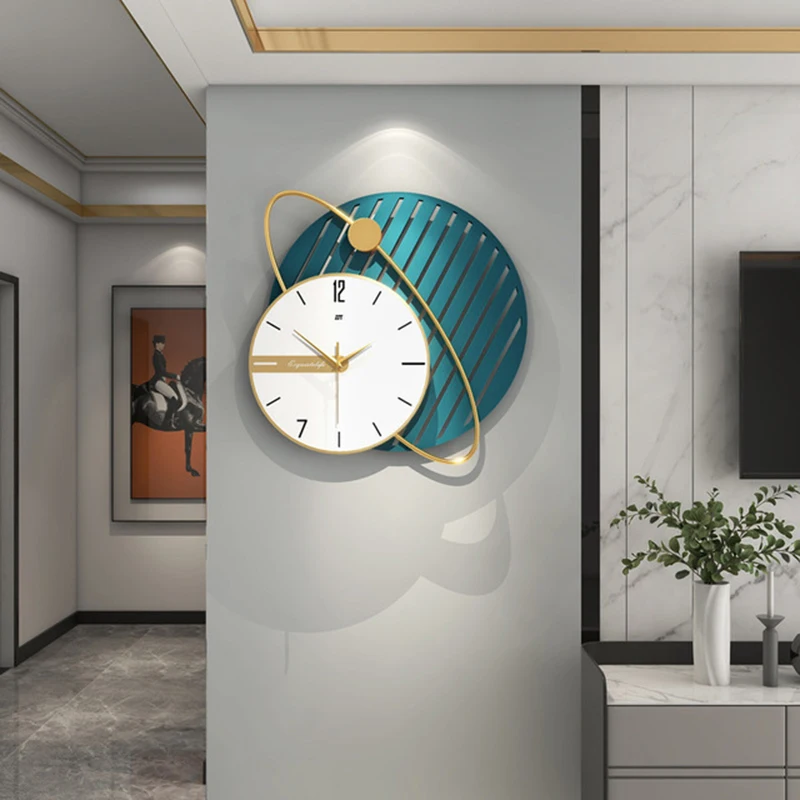 

Creative Wall Clock New Space Planet Home Decoration Luxury Fashion Hanging Watch Round Personality Wall Clock