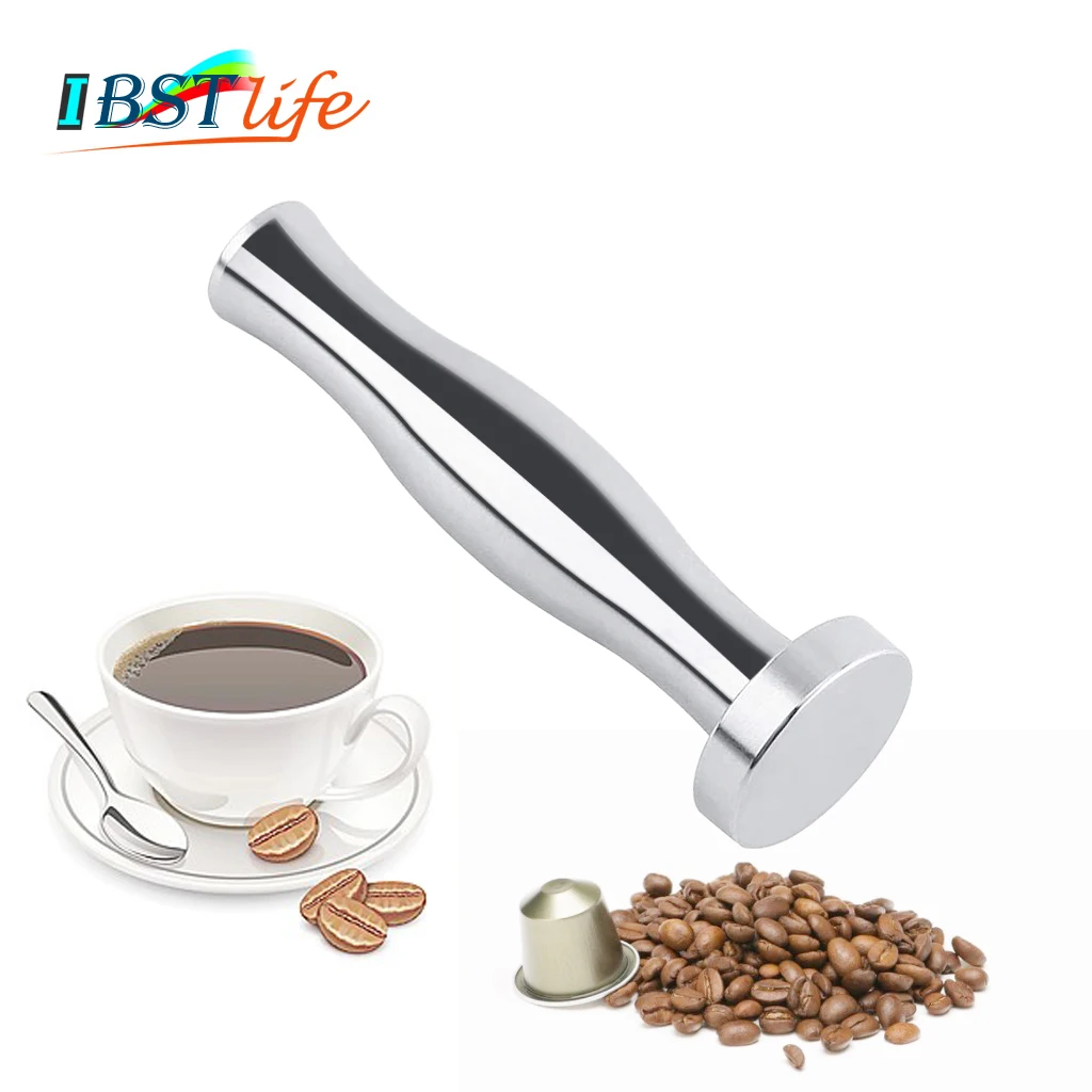 

Stainless Steel 304 Capsule Coffee Tamper Filling Tools 24mm Powdered Hammer for Coffee machine Filter Pressing Coffee Grinders