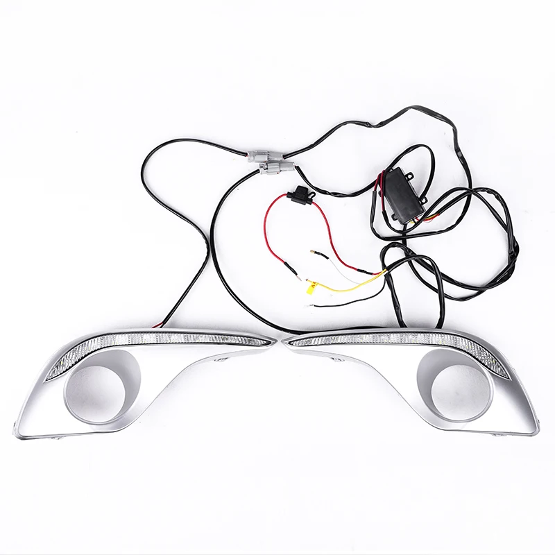 Светодиодный дневной светильник LED DRL для Toyota Highlander 2012 2013 2014 Автомобильные фары