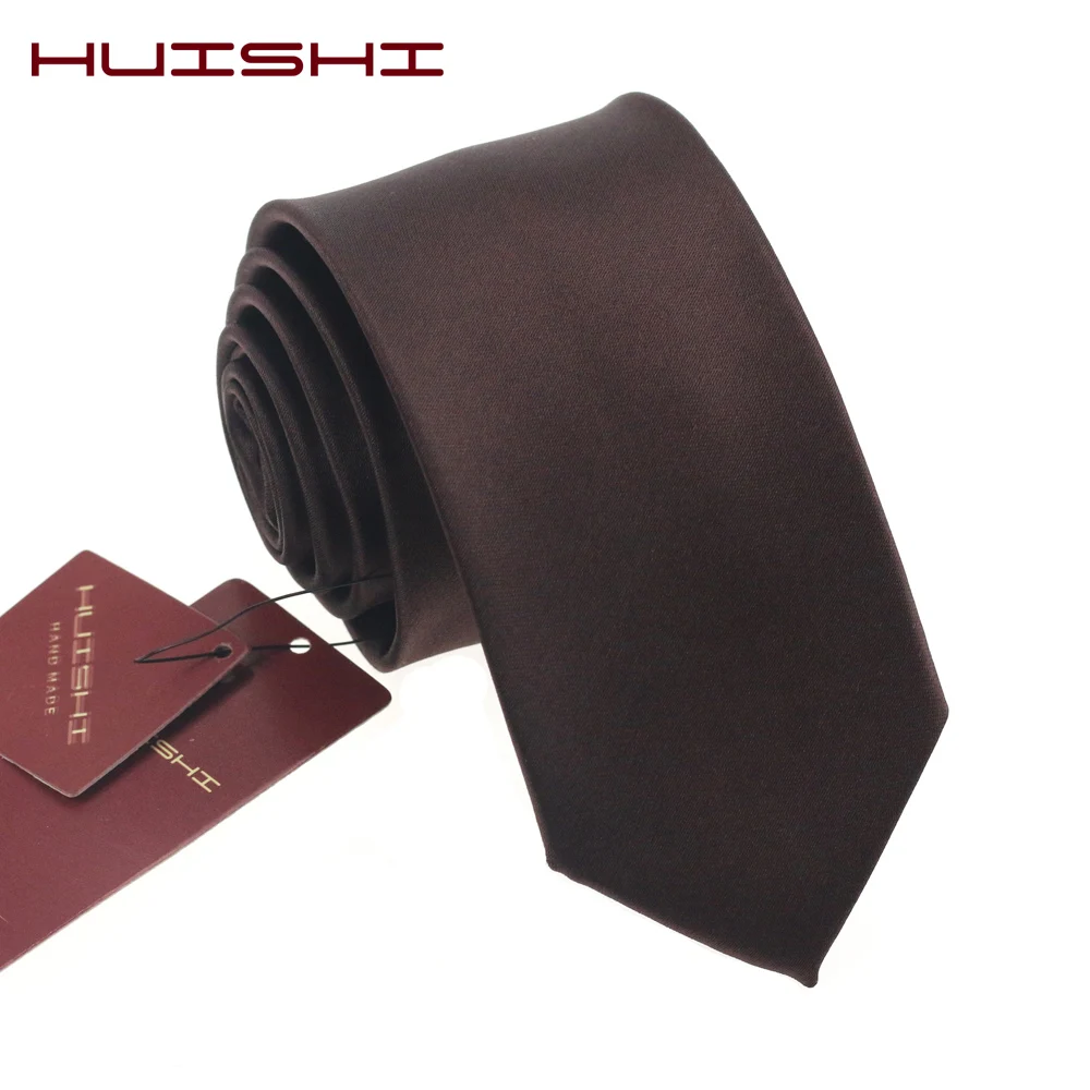 

Wholesale Men 8cm Fashion Light Dark blue Solid Classic Necktie Coffee 100% Waterproof Business Wedding Men Necktie Accessories