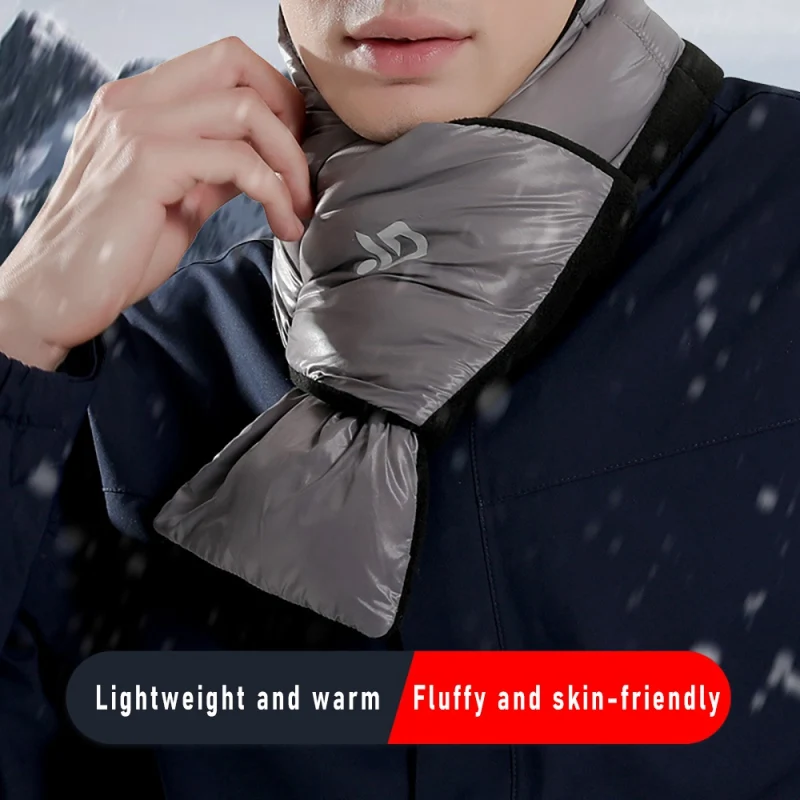 

Winter Outdoor Hiking Scarf Men And Women Plus Velvet Windproof Cycling Neck Warmer Waterproof Lightweight Fleece Scarf
