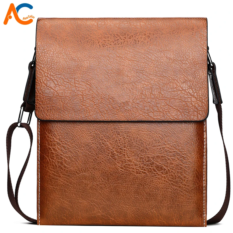 Alena Culian модная кожаная сумка портфель для мужчин Повседневная Деловая мужская