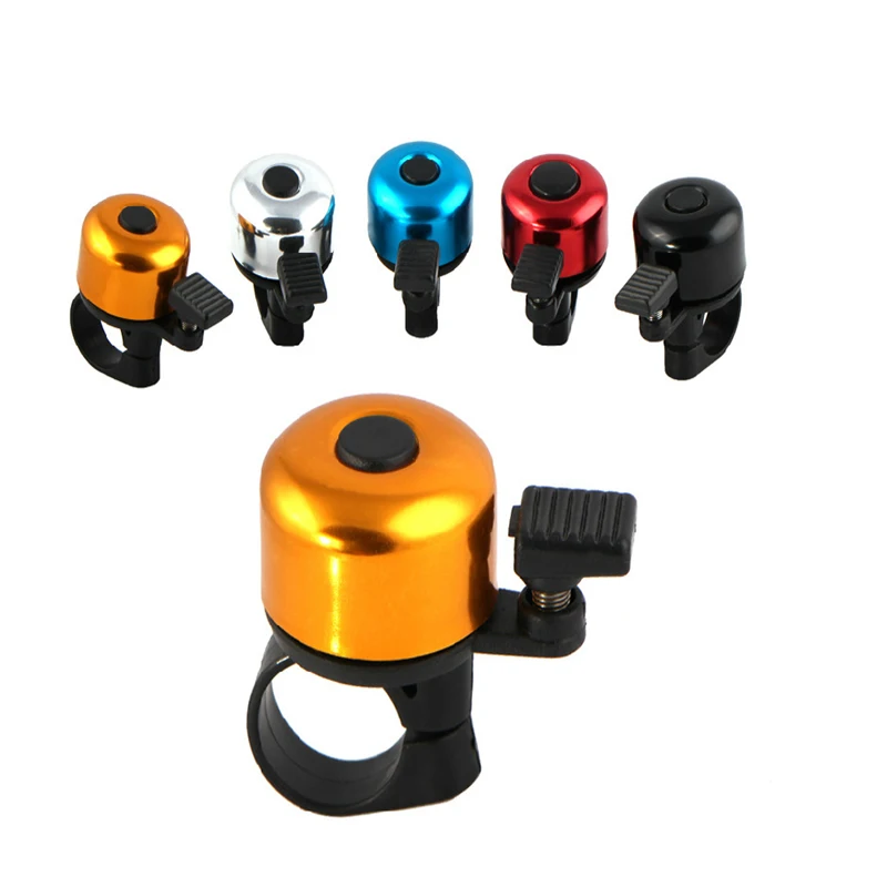 

cycling Bicycle Handlebar Bell Horn Metal Ring Black Bike Sound Alarm Bicycle riding Outdoor Protective Bell alloy warning