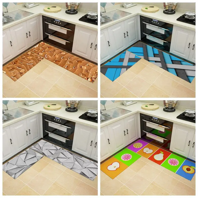 Противоскользящий напольный коврик для входной двери комнатный длинный ковер