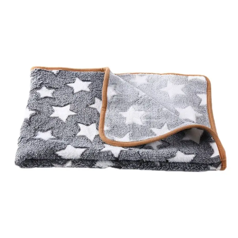 

New Pet Blanket Mat Soft Star Printed Dog Sleeping Mat Multi-Purpose Pet Bed Cover Pet Supplies Accessories Goods For Animals