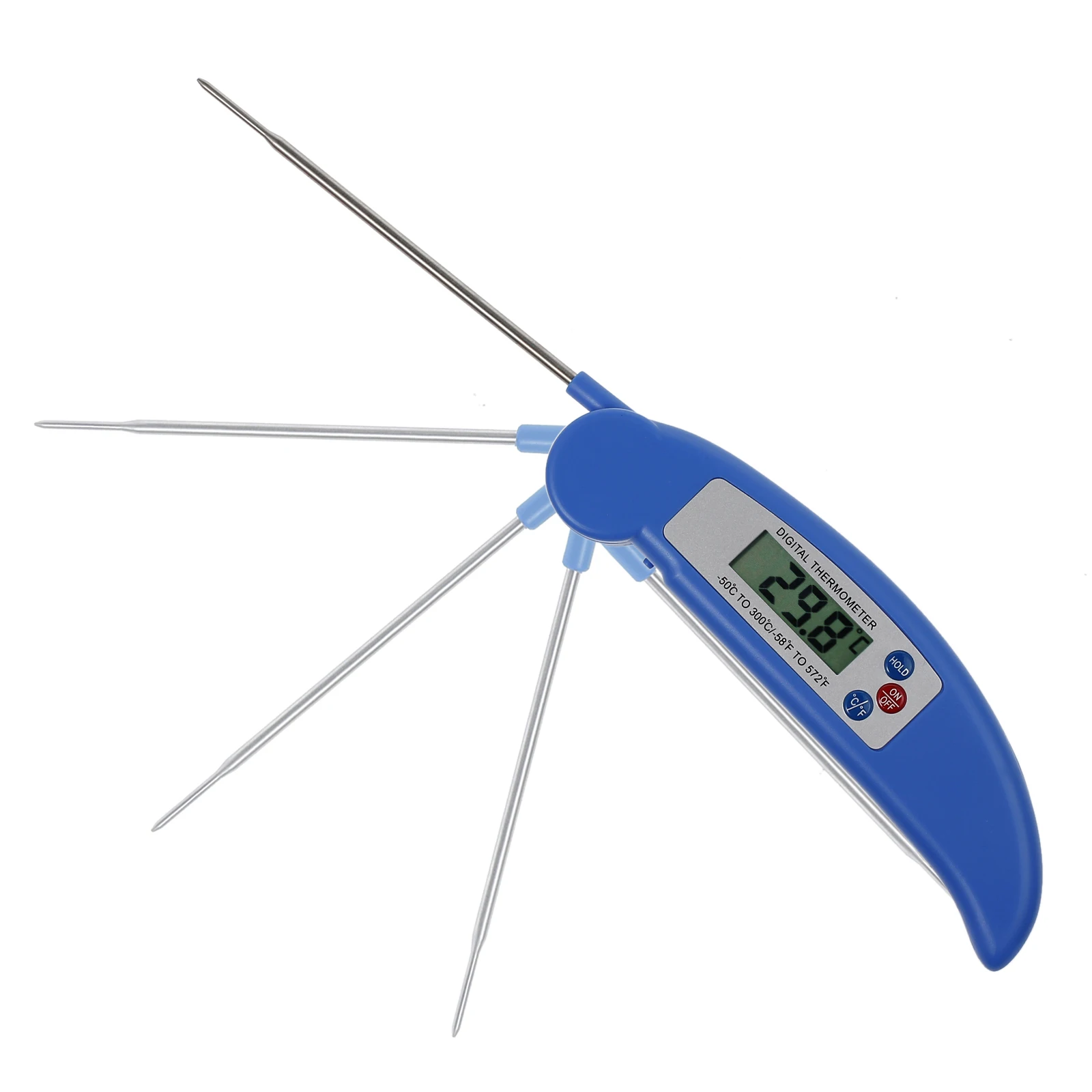 Цифровой кухонный складной зонд термометр для приготовления пищи мяса барбекю
