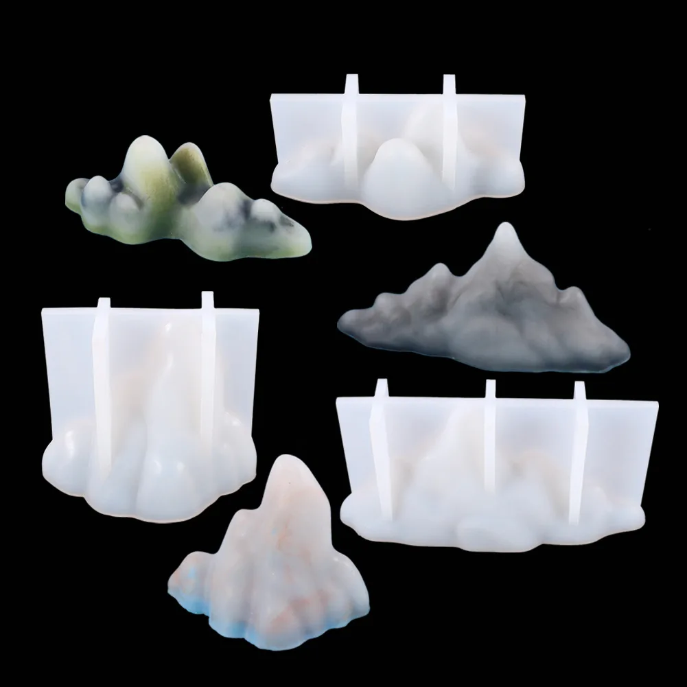 

Crystal epoxy mold epoxy resin mountain diy set up decoration mountain three-dimensional mold epoxy mirror silicone mold