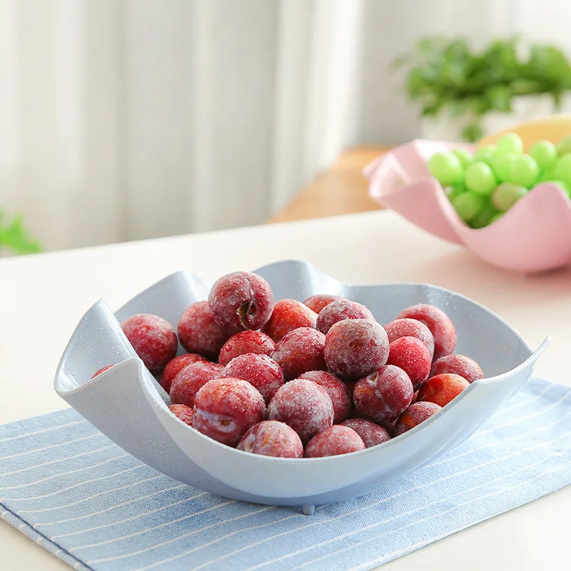 Твердая тарелка из пшеничной соломы для воды большая домашняя креативная