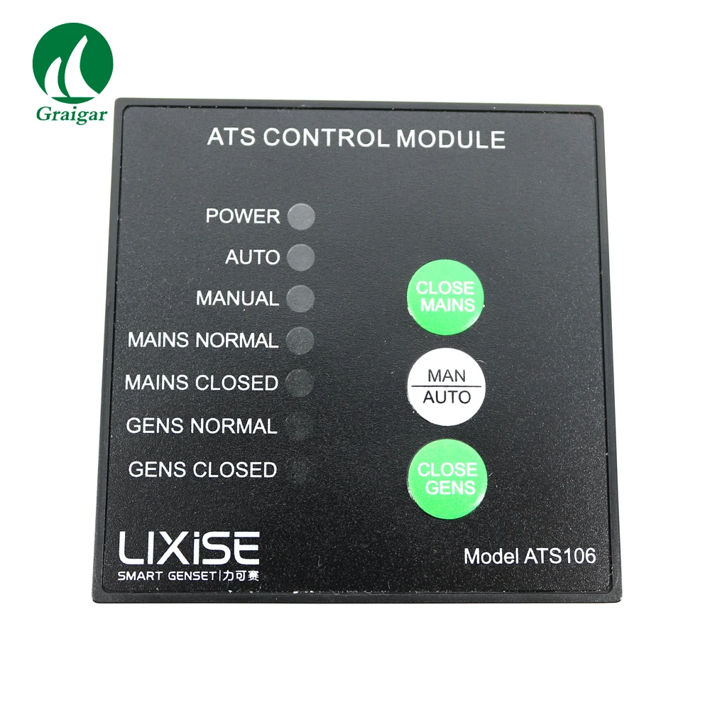 

ATS Control Module ATS106 Dual Power Transfer Controller