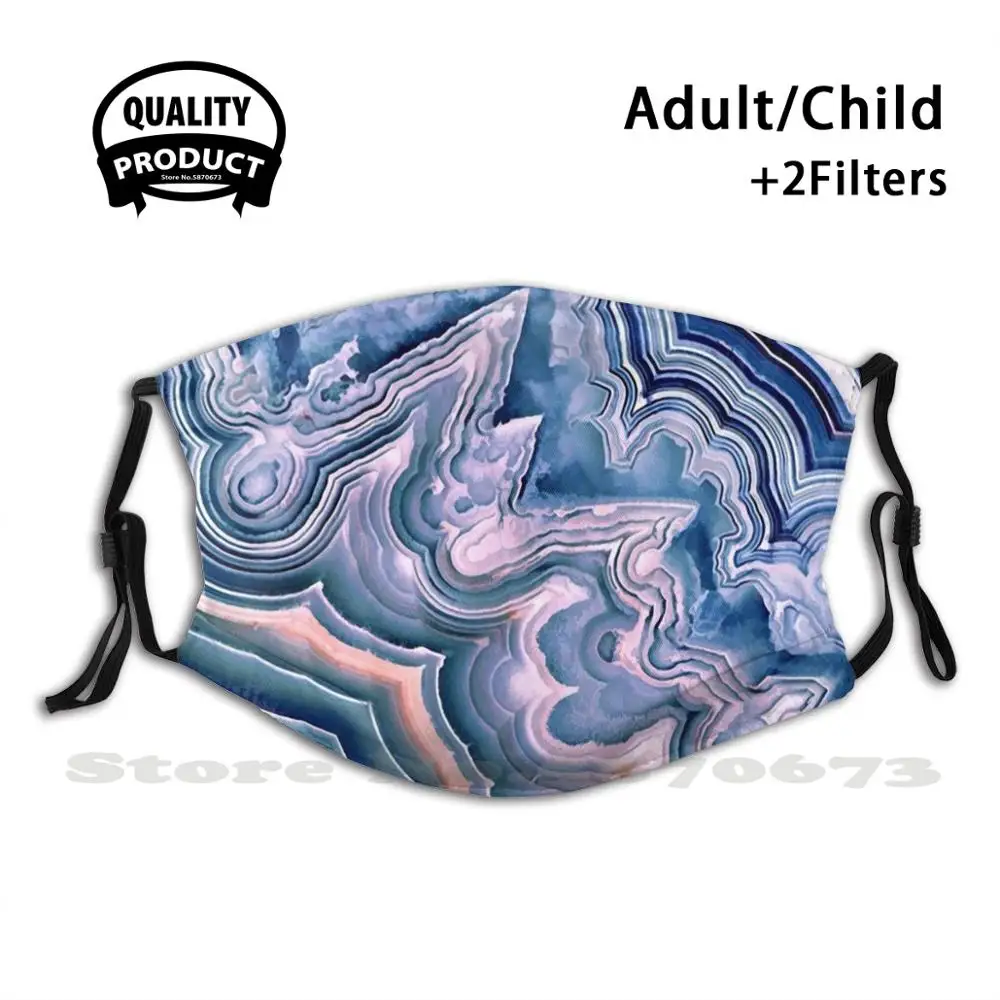 

Агат самодельная маска для лица для взрослых и детей камень минеральный макроузор кристалл агат фон абстрактная текстура полудрагоценная ...