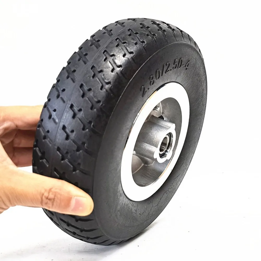 

9 Inch Electric Scooter Solid Tire 2.80/2.50-4 Shock Absorber Front/Rear Wheel Durable Rubber Scooter Tyre Repalcement Parts