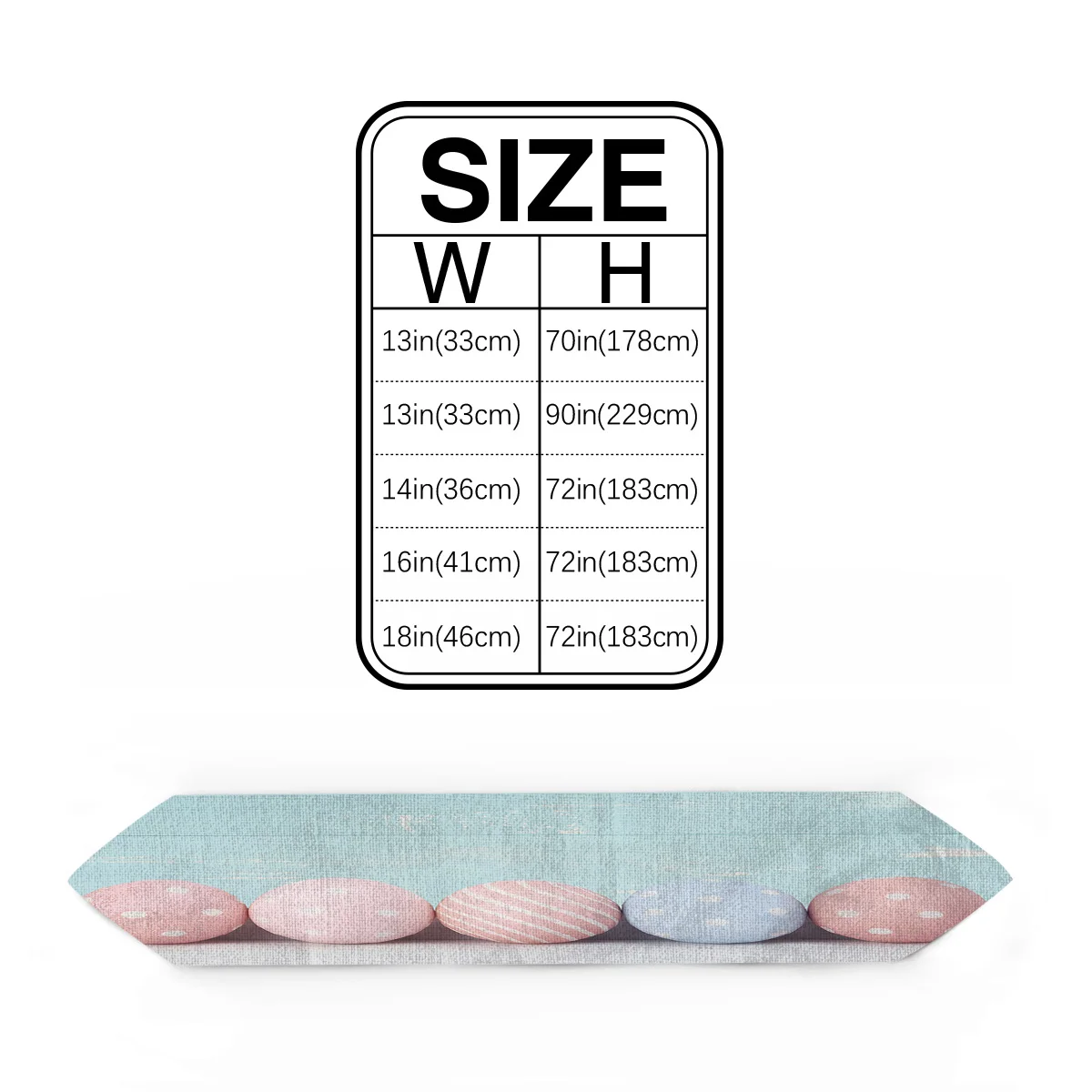 Небесно-голубой цвет яйца счастливый Пасхальный день стол бегунок флаг Домашняя