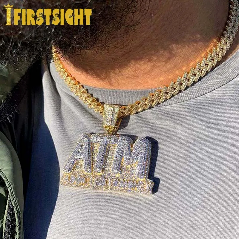 Новые сверкающие мужские ожерелья-Банкоматы украшенные драгоценными камнями
