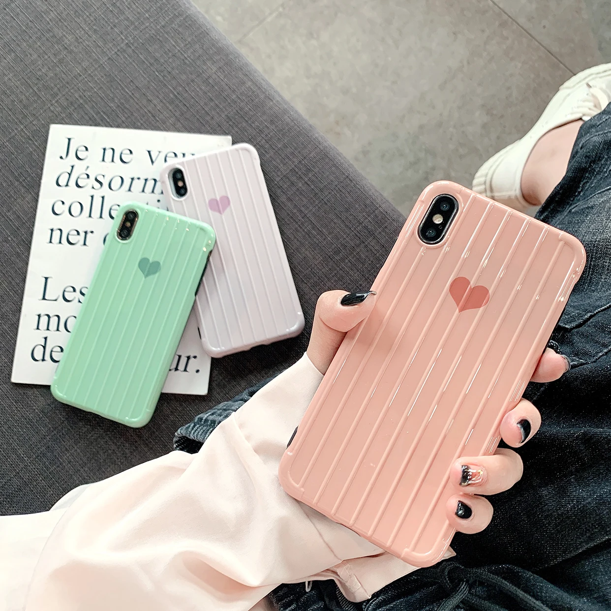 Розовый чехол для влюбленных пар iphone 7 8X6 S Plus 6 s XS Max XR Apple 8 8Plus |