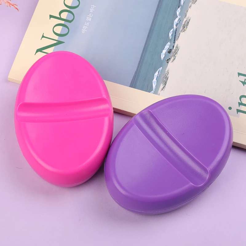 

IMZAY 4 Colors Magnetic Box Storage Pins Case Needlework Storage Anti-lost Oval Storage Boxes Sewing Needles Embroidery Tool