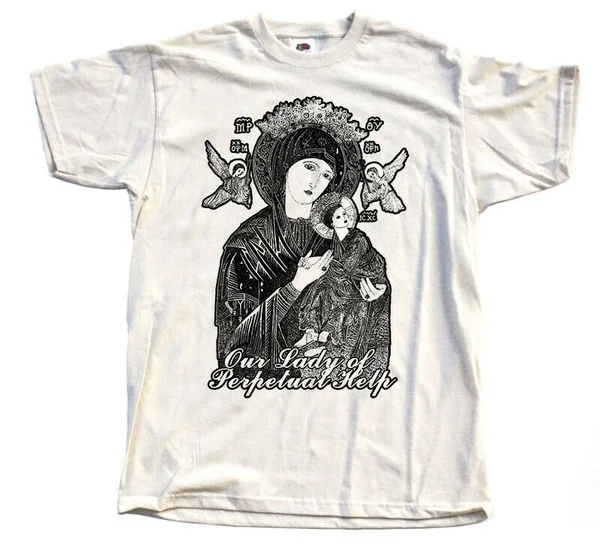 

OUR LADY of Perpetual Help T-shirt NATURAL all