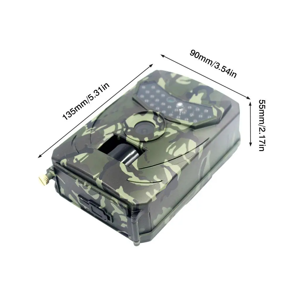 

Trail Camera 12MP With Night Vision 1080P HD Waterproof Scouting Cam With 120 Degree Wide Angle Lens Motion Activated Camera