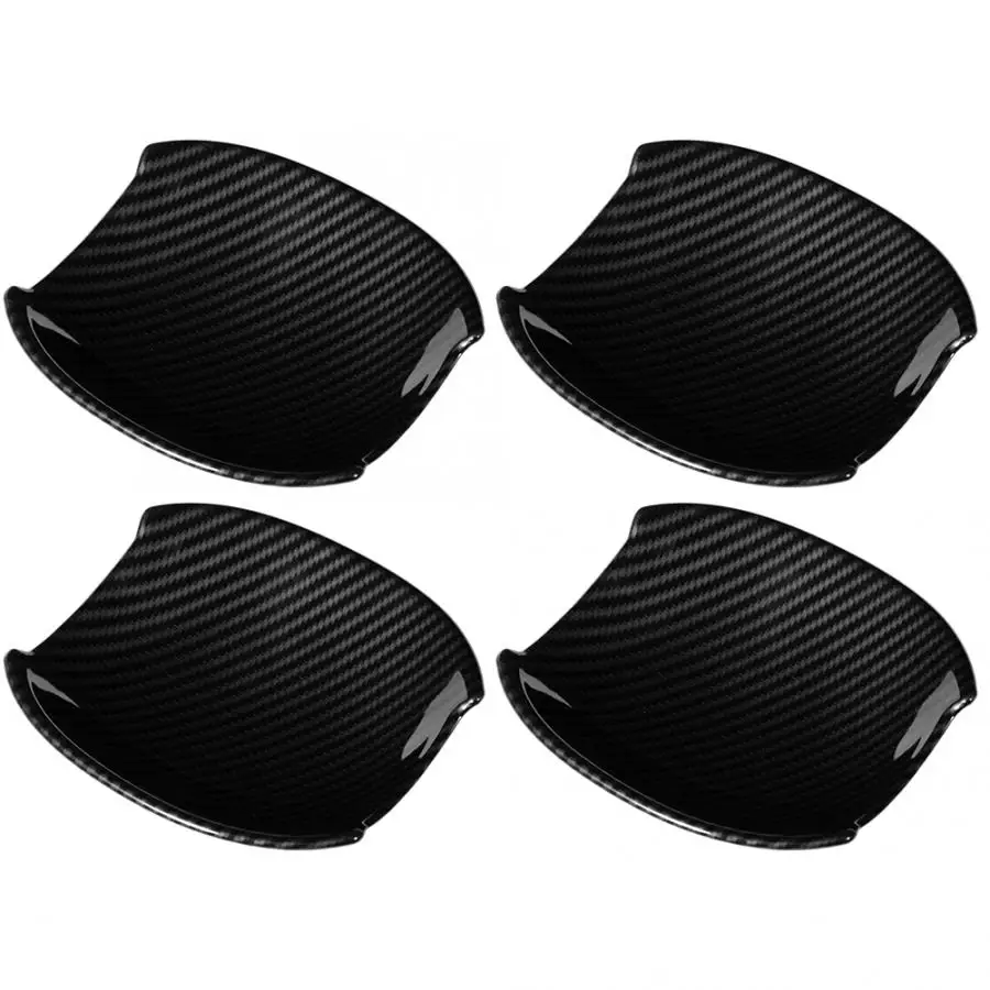 Чаша из углеродного волокна для двери автомобиля аксессуары украшения подходит
