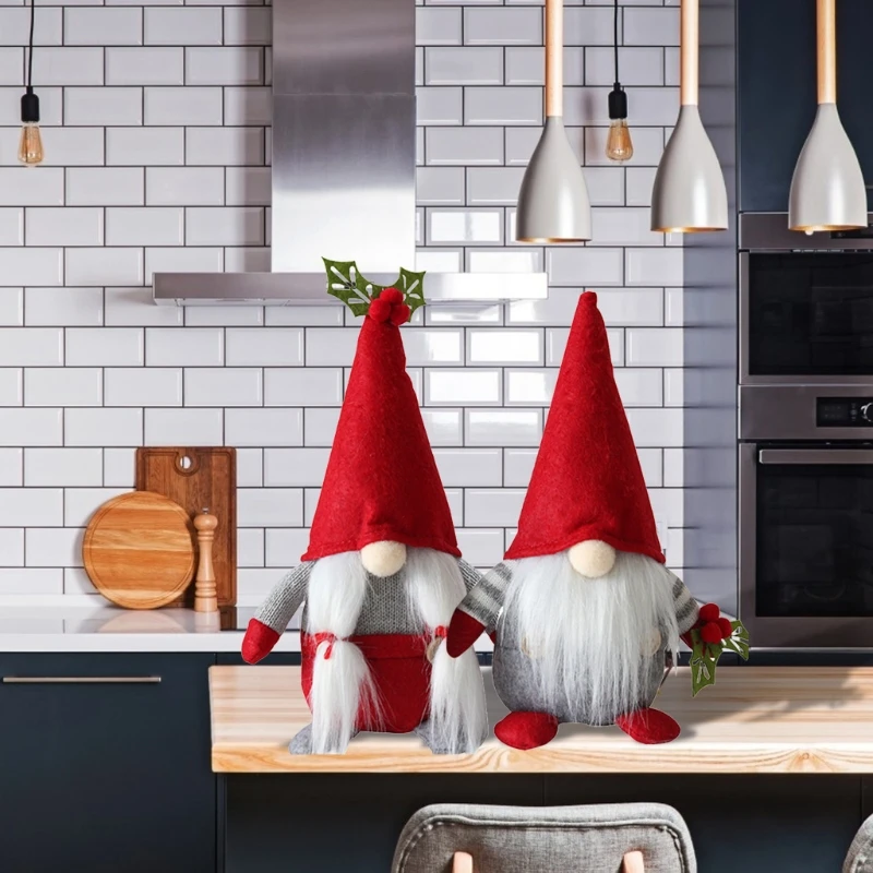 

Cherry Gnome Handmade Scandinavian Tomte Nordic Nisse Elf Dwarf Kitchen Farmhouse Home Decoration