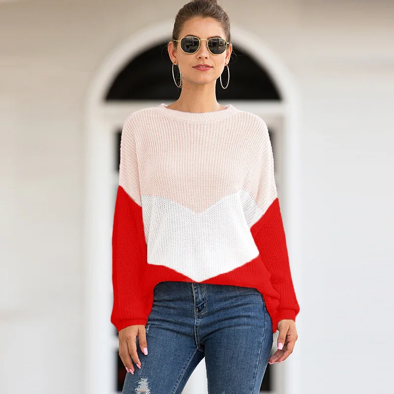 

Fall / Winter 2020 New Women's Sweater Women's Color Casual Ladies Sweater sueter mujer pullover women knitted sweater