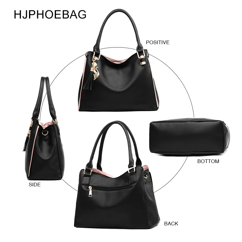 HJPHOEBAG женские кожаные дизайнерские сумки высокого качества на плечо дамские