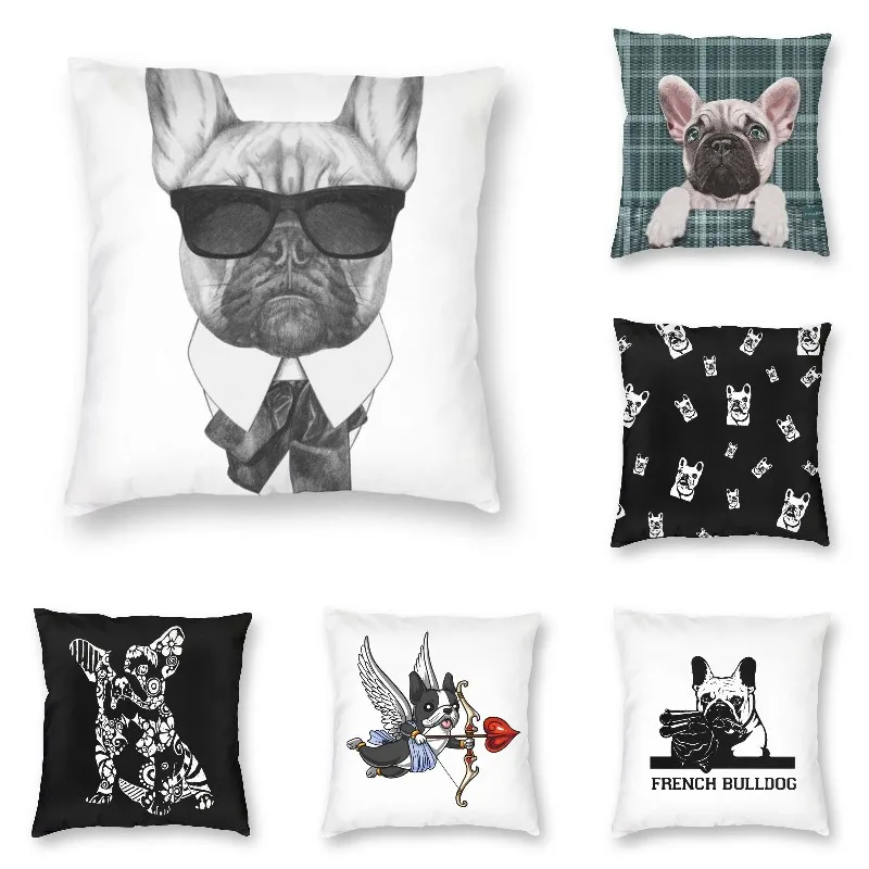 Скандинавская мода наволочка в виде французского бульдога для подушки