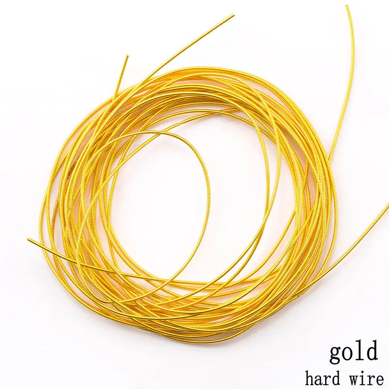 hard wire-gold 10 г/лот аксессуары для ювелирных изделий вышивка значок коврик, жесткая старая работа вышивка, французский слиток проволока, медная проволока, ручной работы аксессуары - Цвет: hard wire-gold