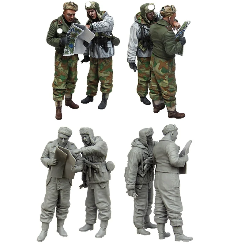 

1/35 Resin Figure Soldier Model Tank Car Grenadier Double 209