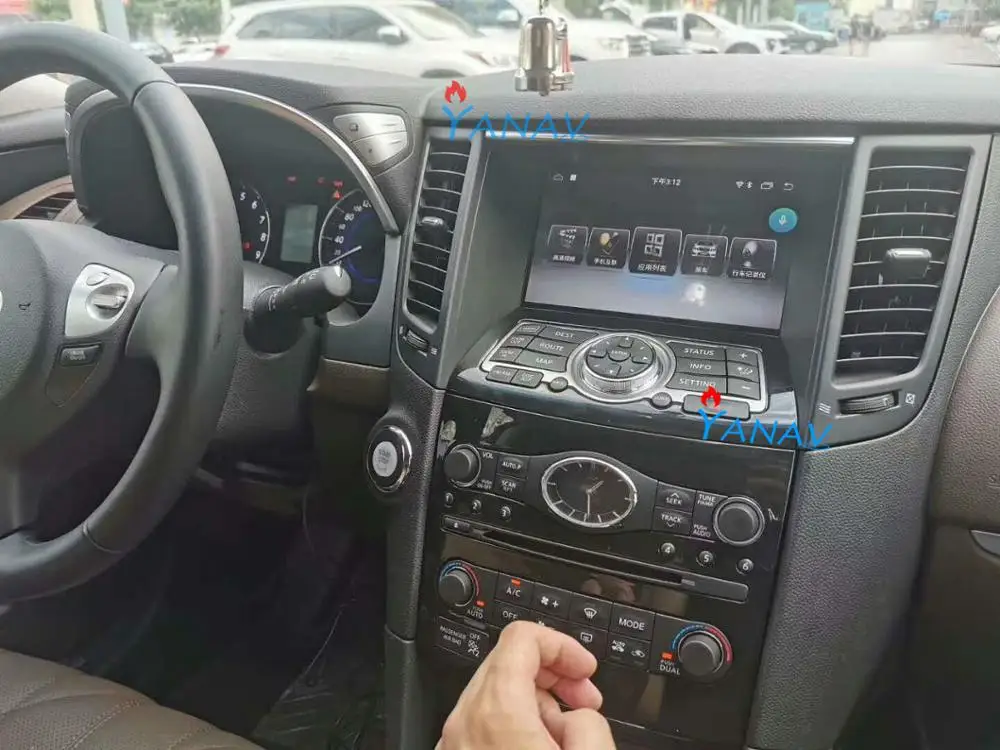 

Автомобильный мультимедийный радиоплеер для-Infiniti FX EX G JX QX Q50L Q70L 2012-2019, автомобильная стереосистема в стиле Тесла, Автомобильная GPS-навигация...