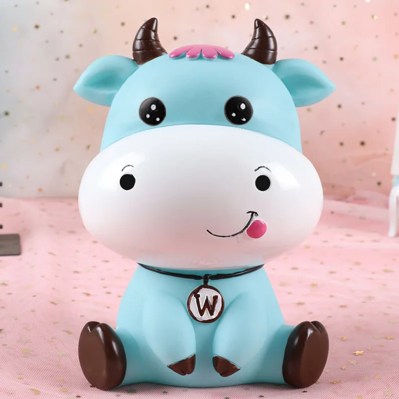 

Niuniu Cow Piggy Bank Can Be Used Children's Birthday Gift Large Capacity Creative Cute Girl Savings Box