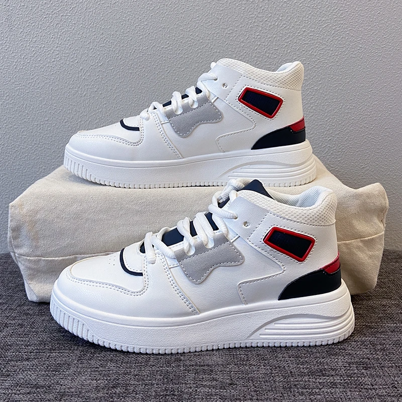 

Women's Vulcanized Shoes 2021 Autumn New Women High-top White Casual Shoes Female Platform Shoes Ladies Light Fashion Sneakers