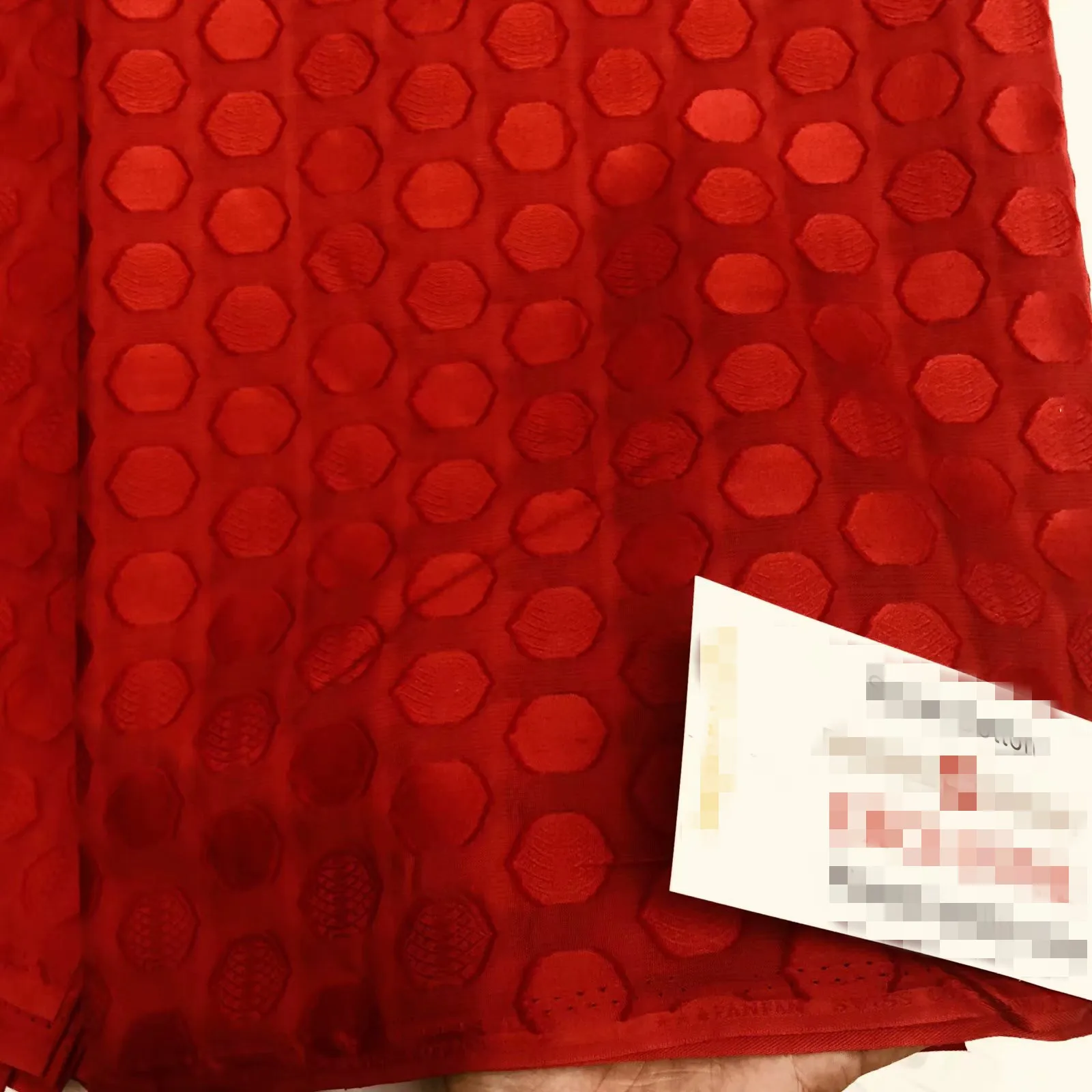 

BEAUTIFICAL nigerian swiss lace fabrics for dress Hot sale african swiss cotton lace fabric 5yards red voile lace fabric ML6R49