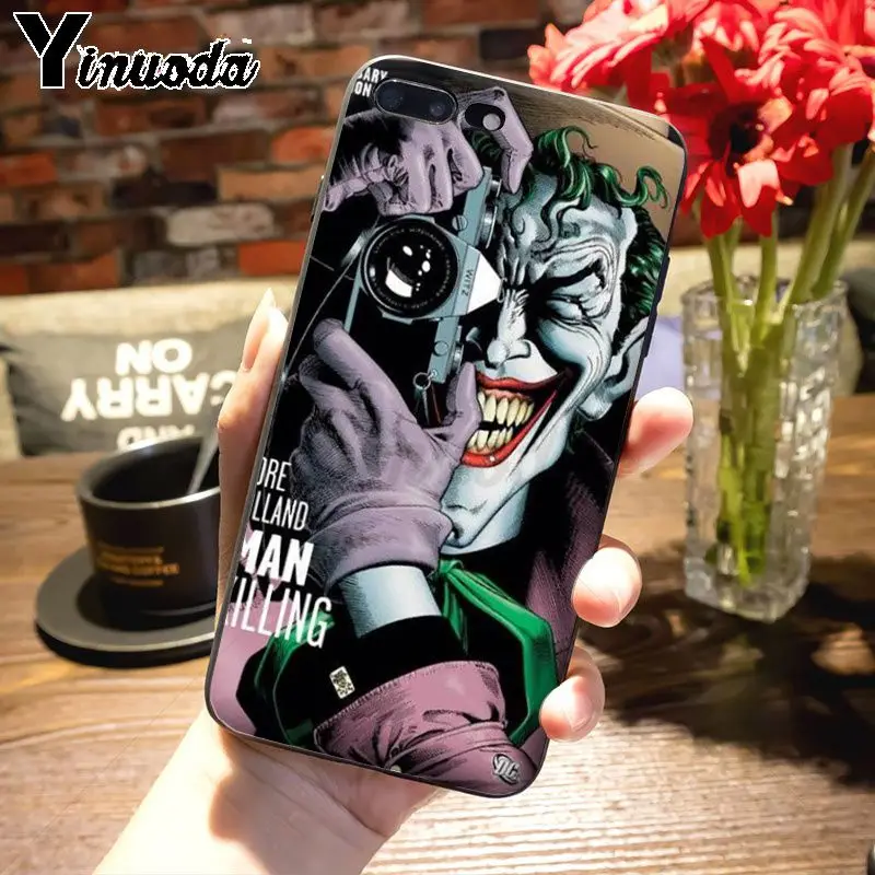 Yinuoda Joker распродажа Роскошные крутые аксессуары для телефонов Чехол для iPhone 7plus 6S 6plus 7 8 8Plus X XS XR XS MAX 5S 11 11pro max чехол