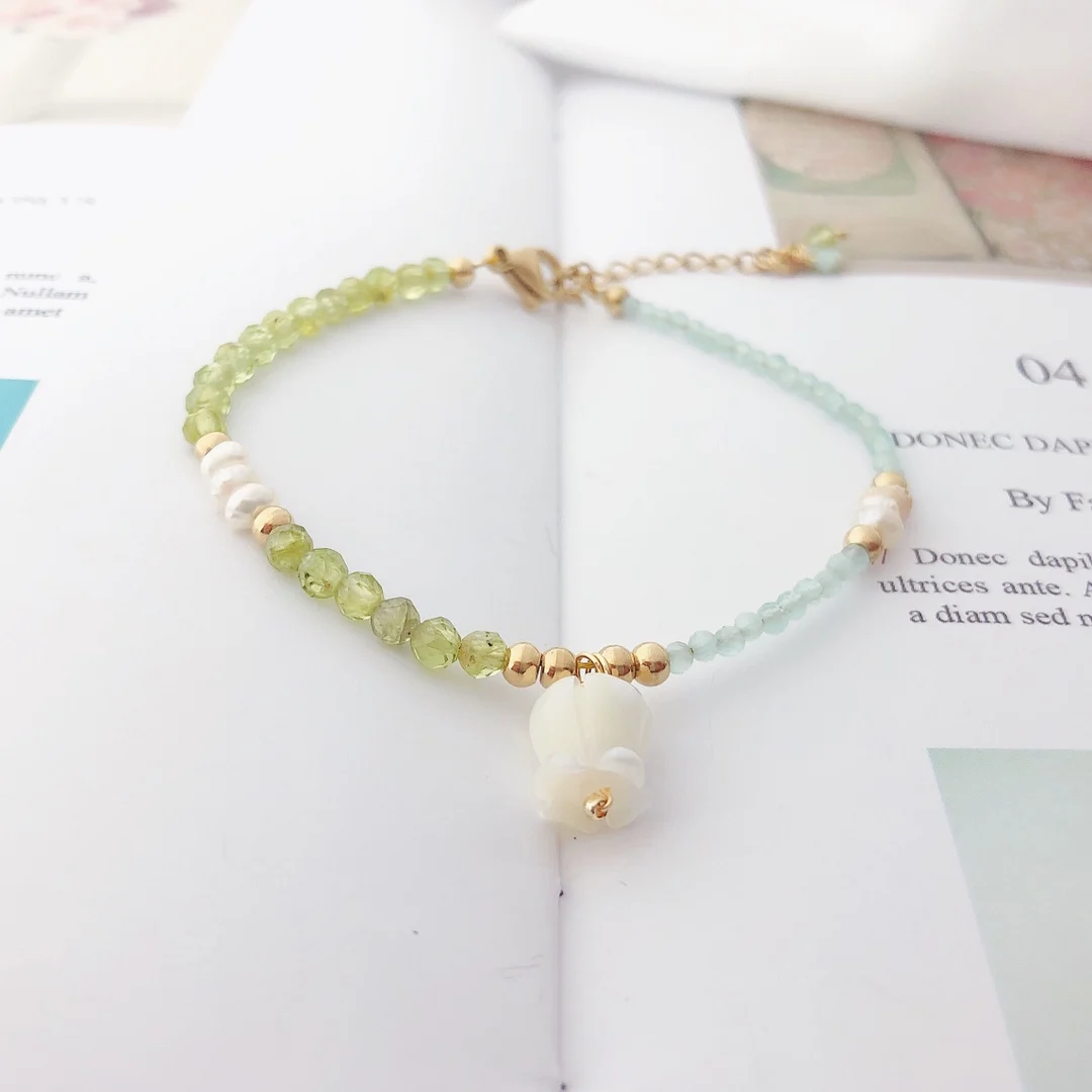 

DAIMI Natural Freshwater Pearl Bracelet 14k Gold Filled Jewelry For Women Gift