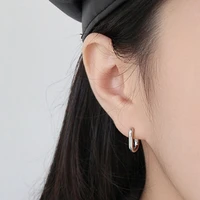 personality earring for women geometric ear buckle female oval earrings jewelry 2021