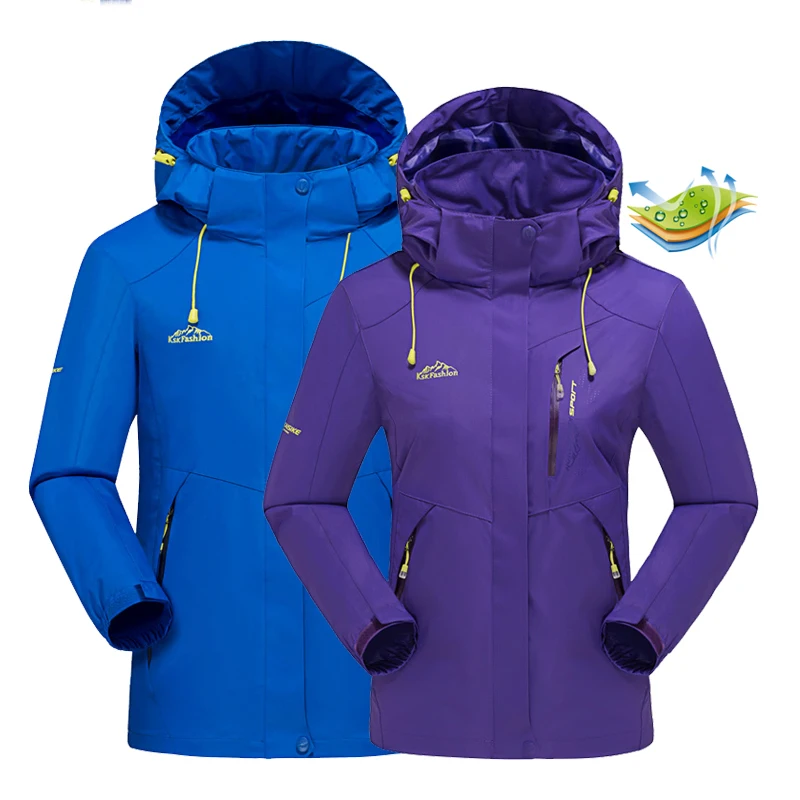 

Hiking Jackets Men Outdoor Camping Trekking Skiing Climbing Rain Coats Women Waterproof Sports Windbreaker Windproof Clothes