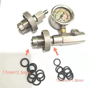 Резиновое кольцо на обоих концах винтов, для пейнтбола, страйкбола, HP, нержавеющая сталь DIN G58, подходит для HP