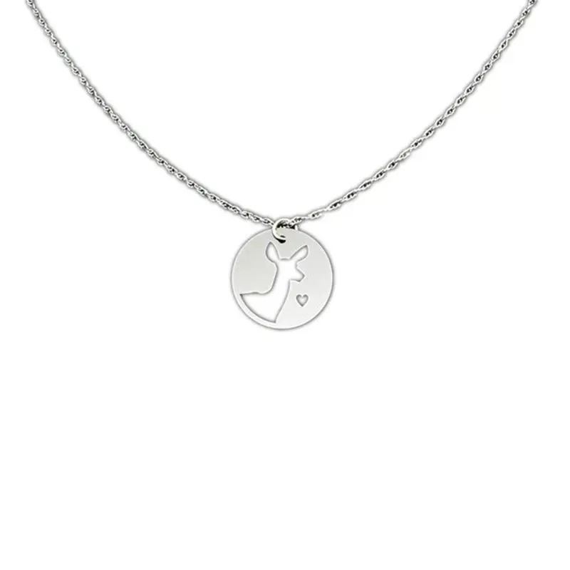 

100pcs/lot Deer Necklace Doe Doe Necklace Deer Jewelry Gift