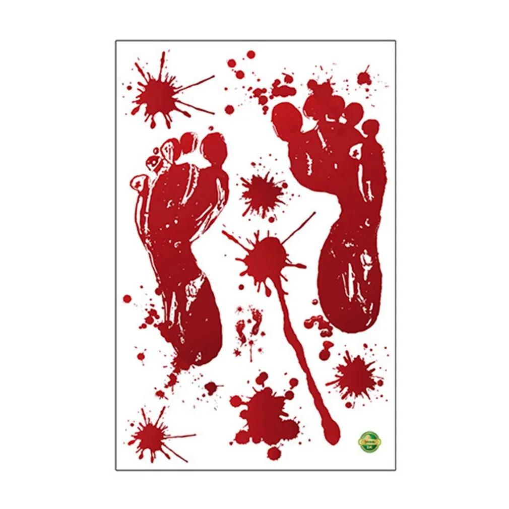 Ужас Реалистичная травма крови Шрам наклейки на рану поддельный костюм тату