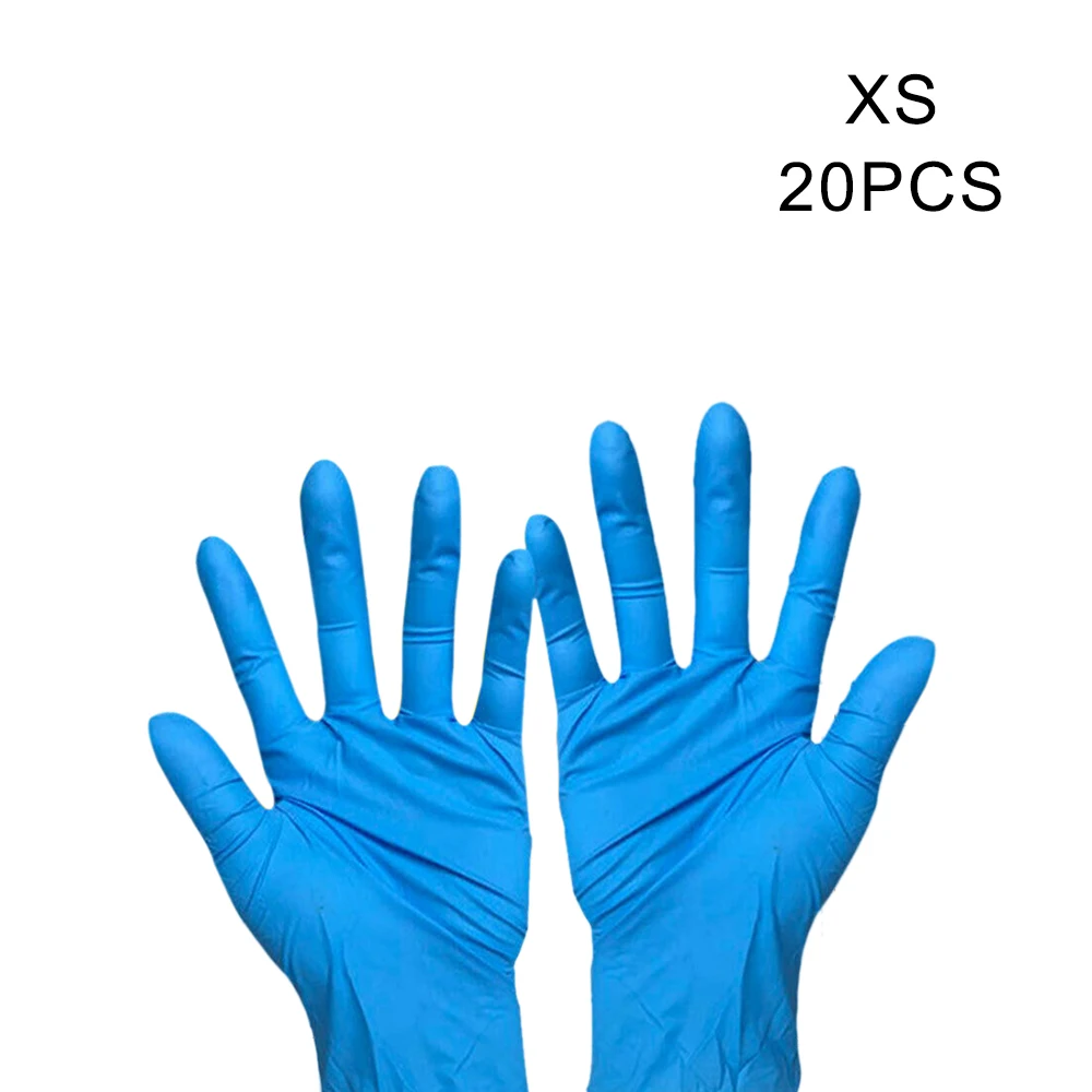 

20pcs Kids Latex Gloves Disposable Food-contact Protective Gloves Fruit Kitchen Mittens For Children boys girls