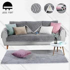 Утолщенная Нескользящая подушка для дивана, однотонный мягкий плюшевый защитный чехол для мебели в гостиную, декоративный коврик