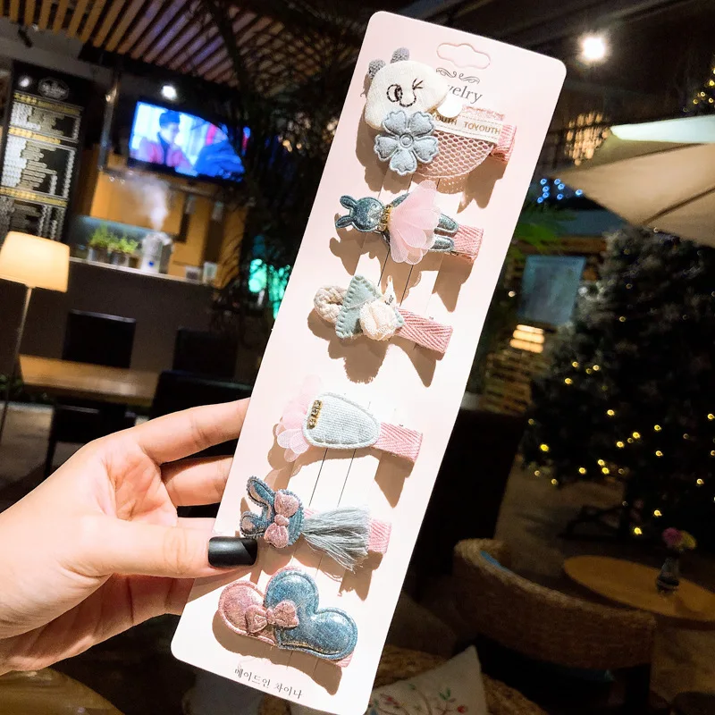 Модный детский комплект с повязкой на голову в Корейском стиле Милый розовый из