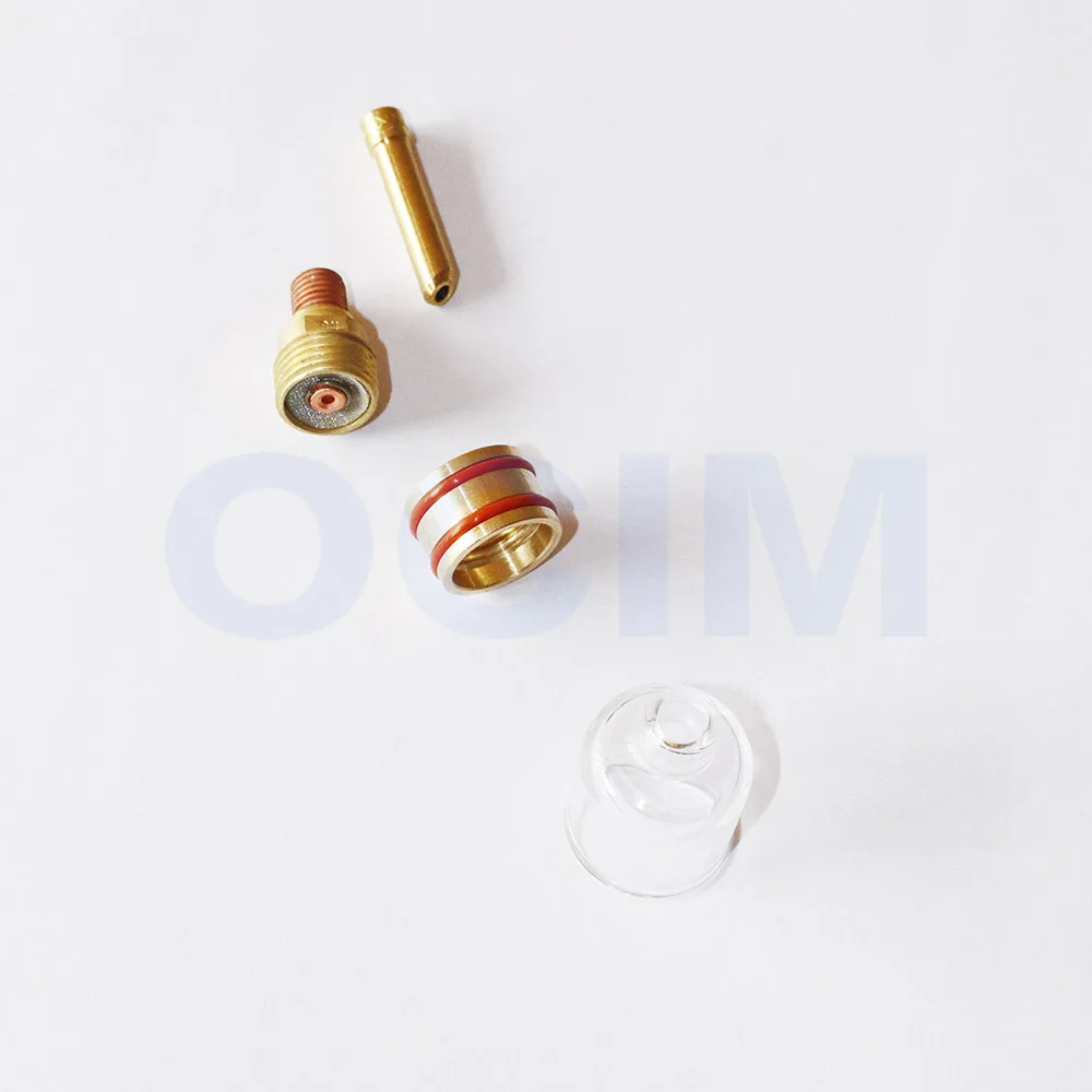 Pyrex Glass Cup TIG Welding Torch Collet Clear Gas Lens 4# For WP-18 WP-17 wp-26 | Torches