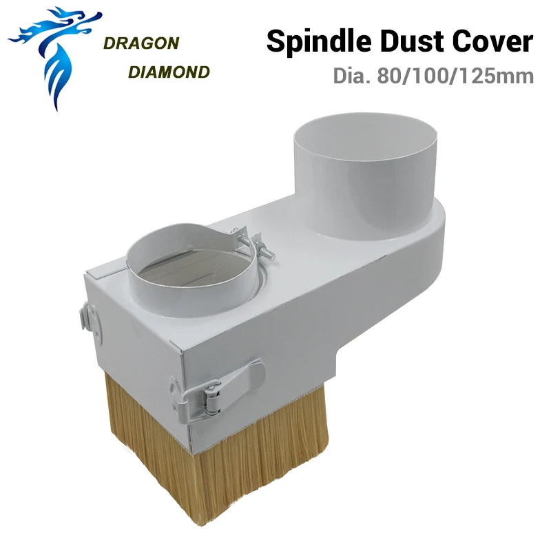 Free Postage Spindle Dust Shoe Cover Brush For CNC Router Dia. 80 -125 mm Vacuum Cleaner Milling Machine Tool Инструменты