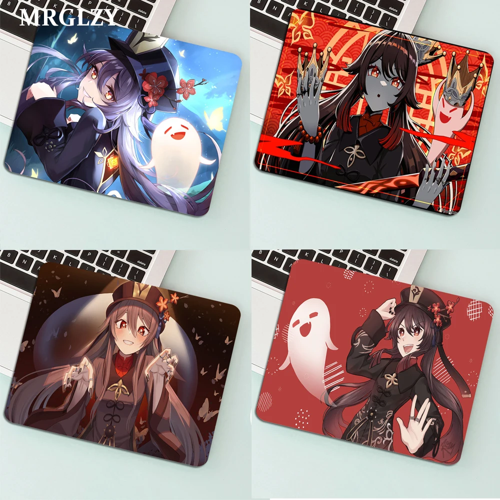

Genshin Impact Hu Tao MousePads Computer Laptop Anime Mouse Mat Top Selling Wholesale Gaming Pad Mouse Gamer Keyboard Carpet