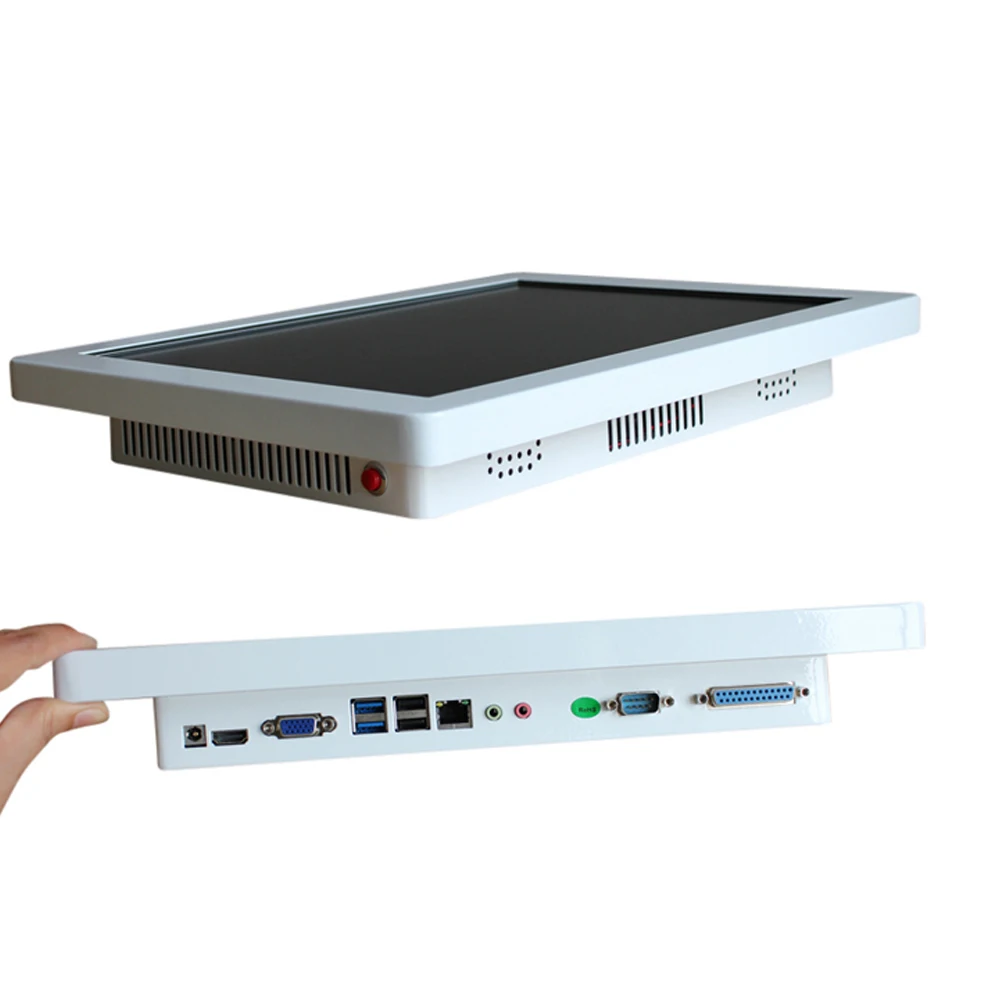 Промышленный ПК Intel i3 7100U 15 дюймов 2 3 ГГц 1024x768 RS232 /4usb 4 Гб ОЗУ 32 SSD Встроенный