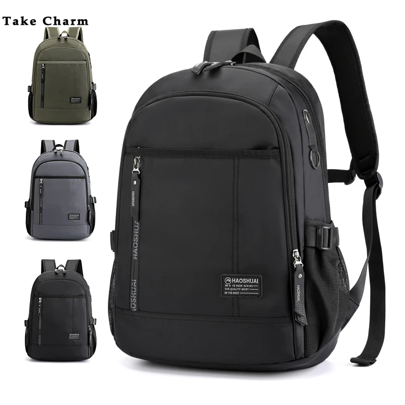 Черная школьная сумка для студентов Молодежный треккинг спортивный рюкзак