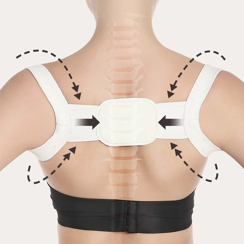Регулируемый терапевтический Корректор осанки поддержка плеч спины коррекция