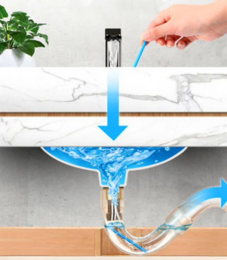 Дренаж дноуглубительная очистка бытовой трубопровод Чистящая палка четыре