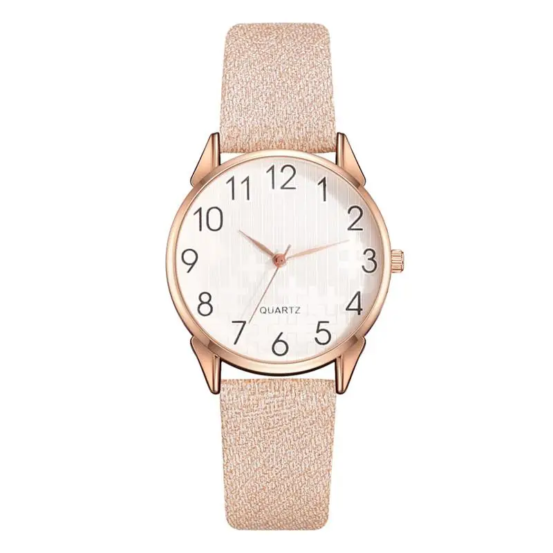 Women Fashion White Watch Quartz Leather Ladies Wristwatches 2020 New Brand Simple Number Dial Woman Clock Montre Femme 32mm 8mm